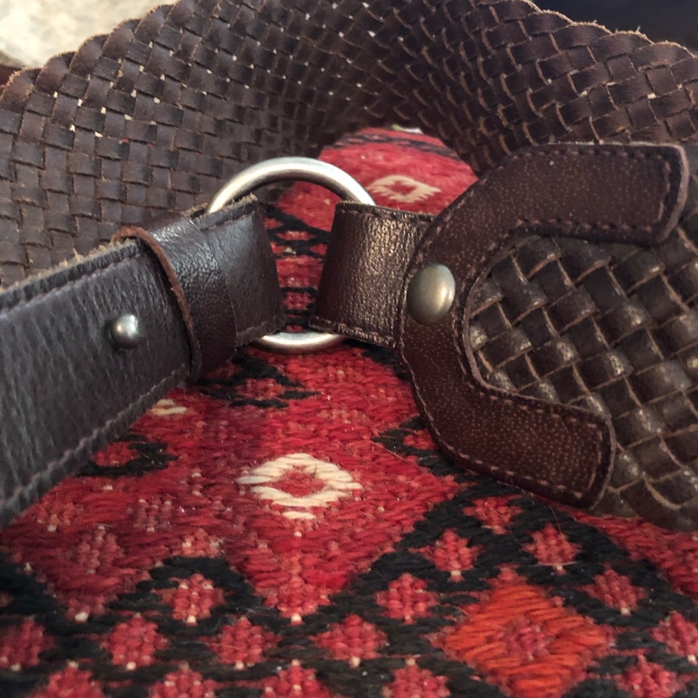 Línea Pelle Braided Genuine Leather Belt